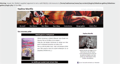 Desktop Screenshot of nadinemonfils.com